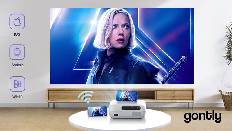 Vidéoprojecteur 5G WiFi Bluetooth Full HD 1080P WiMiUS K7