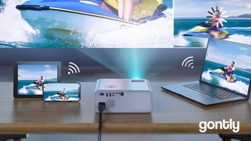 Videoprojecteur 5G Wifi Bluetooth,WiMiUS W7