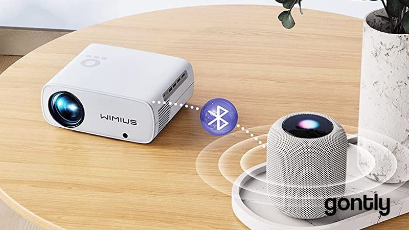 Portable Projecteur Natif 1080P Full HD, WiMiUS S26 Videoprojecteur 5G WiFi Bluetooth