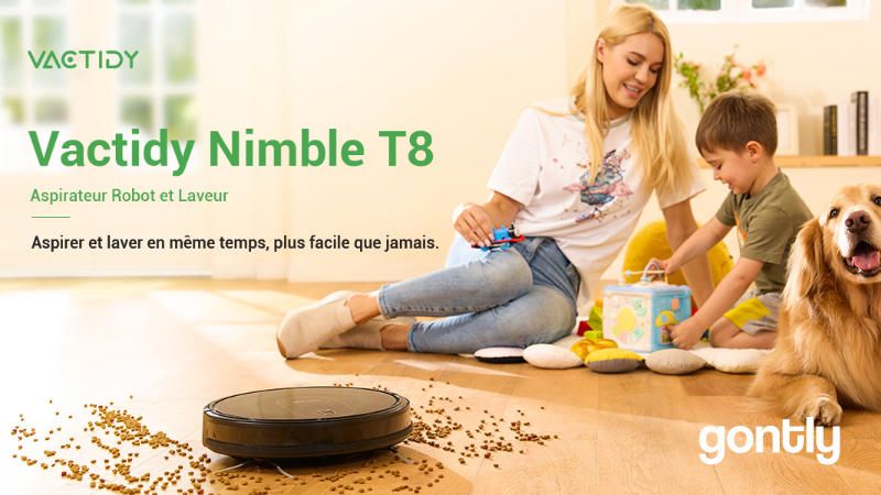 Lire la suite à propos de l’article Vactidy Nimble T8 Avis